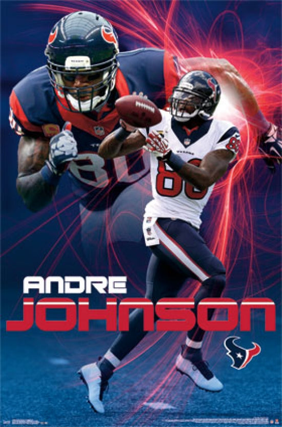 Houston Texans Andre Johnson Poster Print - 24x36