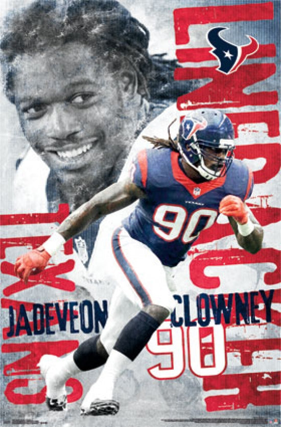 Houston Texans Jadeveon Clowney 2014 poster print