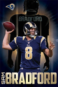 St. Louis Rams Sam Bradford Poster Print 24x36