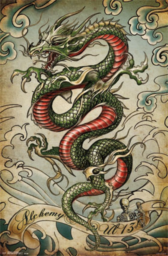 Crouching Dragon Poster Print by Alchemy - 24 x 36 inches