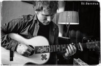 Ed Sheeran Guitar Poster Print - 24x36 Rolled Art