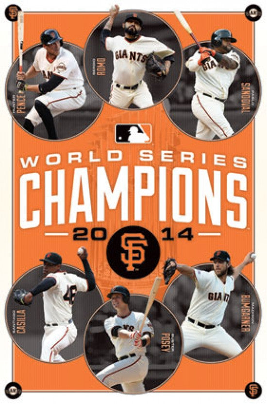 2014 San Francisco Giants World Series Champions Poster Print