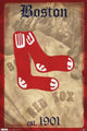 Boston Red Sox Retro Logo Poster Print 22x34