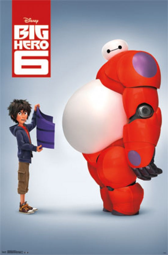Disney Big Hero 6 Baymax Poster Print on premium quality paper.