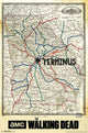 Walking Dead Terminus Map Poster Print - 24x36