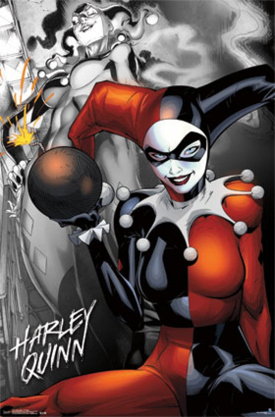 Harley Quinn - The Bomb Rolled Poster Print