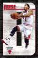 Chicago Bulls Derrick Rose 2014 Poster Print in vibrant colors.
