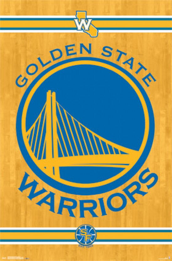 Golden State Warriors 2014 Logo Poster Print - 22x34