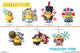 Minions - Through Time Rolled Poster Print
