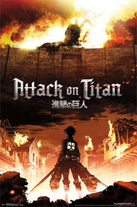 Attack on Titan - Fire Poster Print (22x34) | Posterazzi