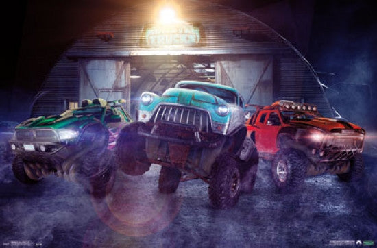 Monster Trucks - Monster Inside Rolled Poster Print