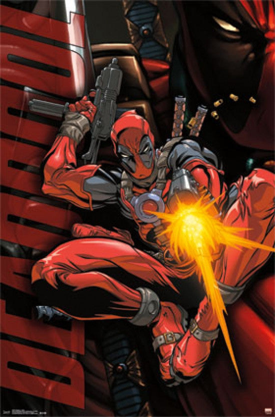 Deadpool - Jump Rolled Poster Print 22x34