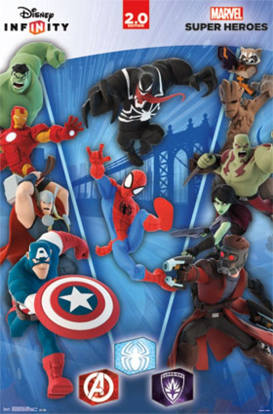 Disney Infinity 2.0 Collage Poster Print - 22x34