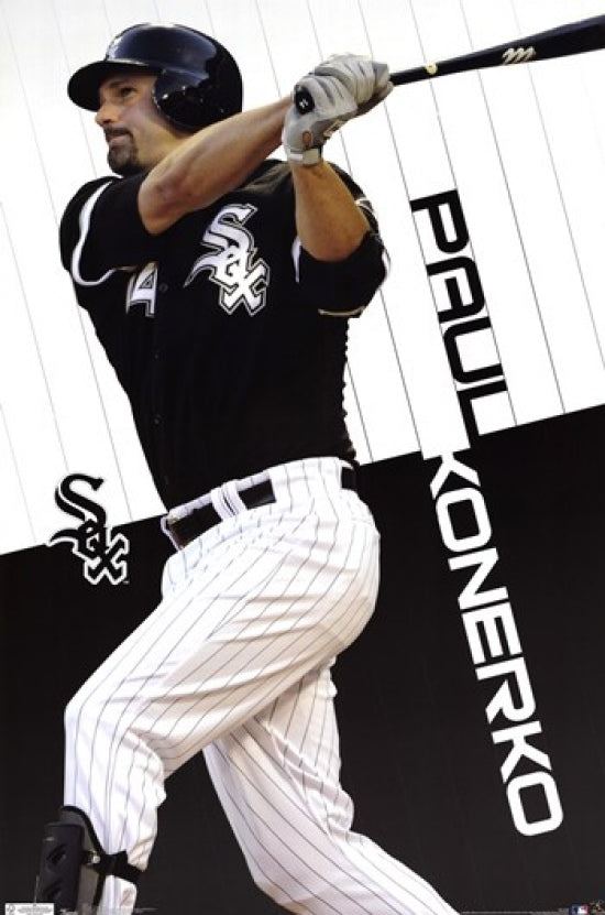 White Sox Konerko Poster Print 22 x 34