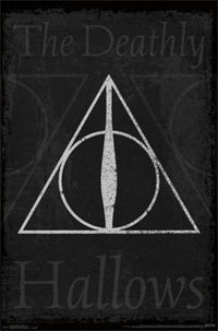 Harry Potter Deathly Hallows Symbol Poster Print - 24x36