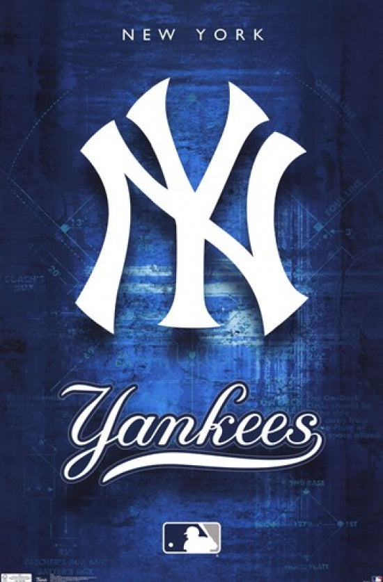 Yankees Logo Poster Print showcasing the iconic team logo.