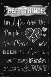 The Best Things in Life Poster Print - 22x34