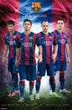 FC Barcelona 2014 Team Poster Print - Rolled Poster - 24x36