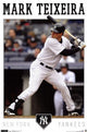 Mark Teixeira New York Yankees poster print, vibrant and action-packed.