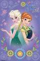 Frozen Fever Poster Print featuring Anna & Elsa - 24x36