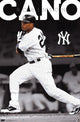 Robinson Cano Yankees Poster Print showcasing vibrant action.