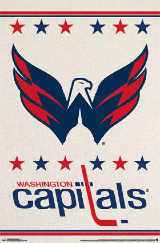 Washington Capitals® Logo 14 Rolled Poster Print - 22x34