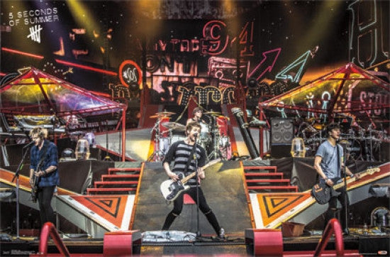 5 Seconds of Summer Tour Poster Print - 22x34 Rolled Poster