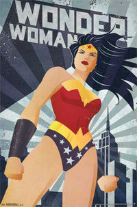 Wonder Woman Constructivism Poster Print - 22x34