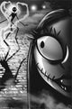 Nightmare Before Christmas Jack and Sally Poster Print