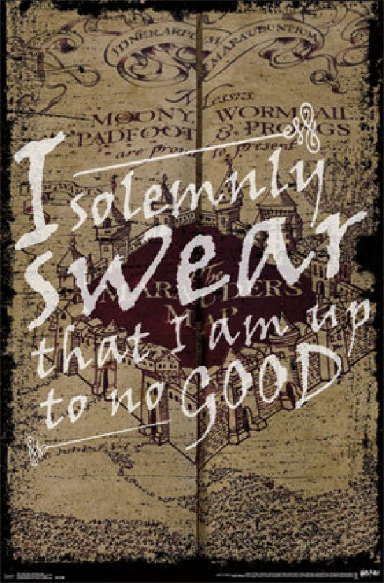 Harry Potter Marauder's Map Rolled Poster Print