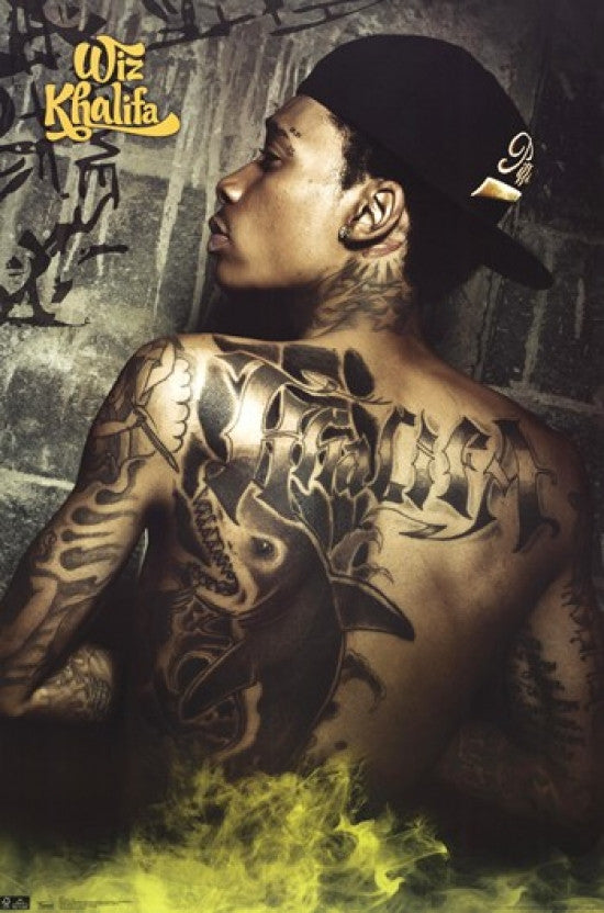 Wiz Khalifa - Tats Poster Print (24x36) - Rolled Poster