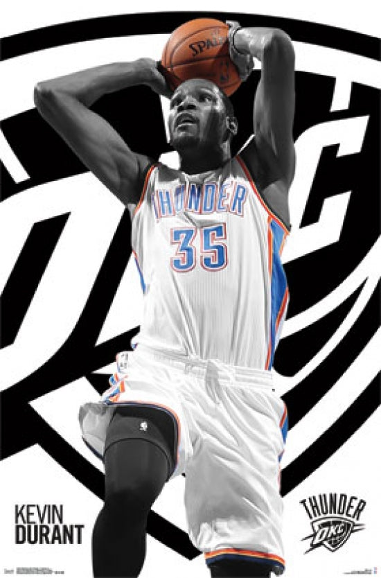 Kevin Durant Oklahoma City Thunder Poster Print