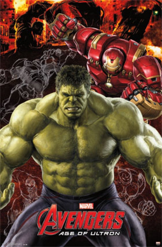 Marvel Avengers: Age of Ultron Hulk Poster Print - 24x36