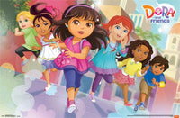 Dora & Friends Running Poster Print - 24x36 Rolled Art