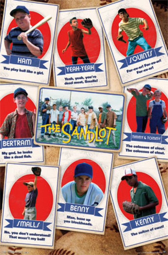 Sandlot Grid Poster Print - Rolled Poster 24x36