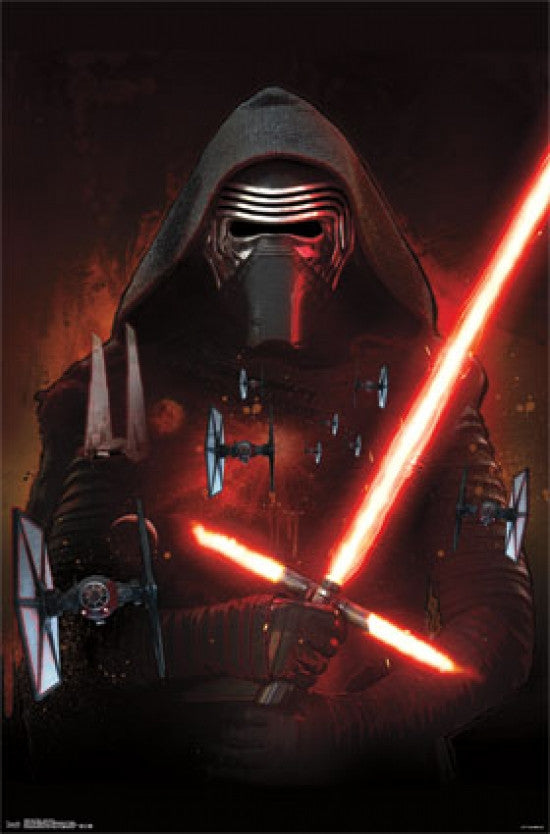 Star Wars The Force Awakens Kylo Ren Poster Print - 22x34