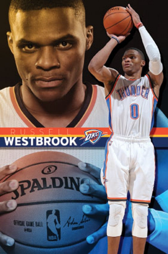Oklahoma City Thunder Russell Westbrook Poster Print 22x34