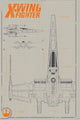 Star Wars The Force Awakens X-Wing Poster Print (24x36)