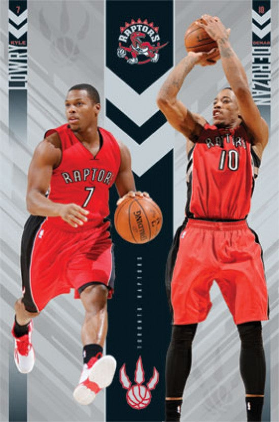 Toronto Raptors Duo 15 Poster Print - 24x36 Rolled Poster