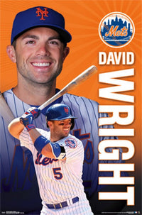 New York Mets® David Wright 15 Poster Print - 22x34