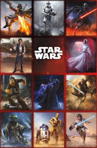 Star Wars Moments Grid Poster Print - 22x34