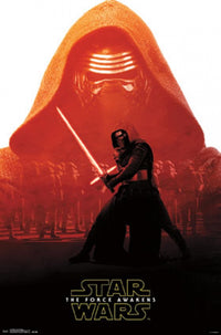 Star Wars The Force Awakens Kylo Ren Badge Poster Print