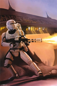 Star Wars: The Force Awakens - Fire Poster Print (22x34)