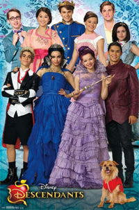 Disney Descendants Group Poster Print - 22x34