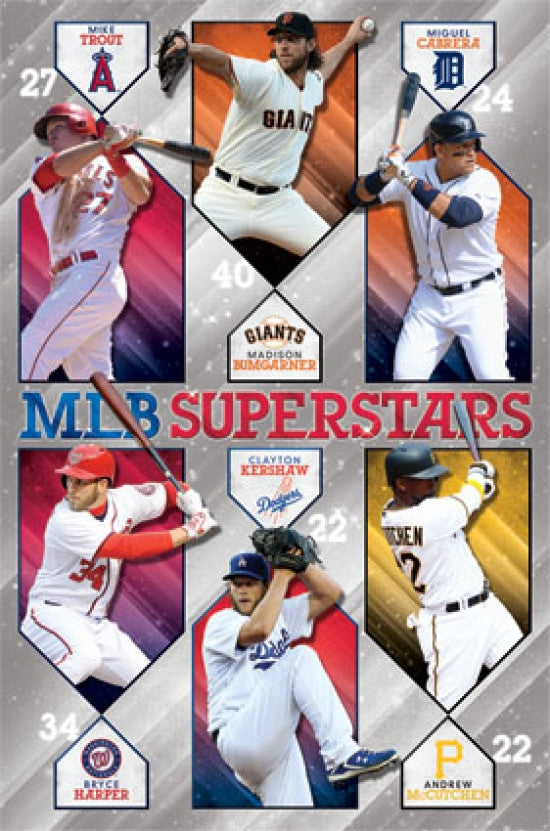 MLB® Superstars 15 Poster Print - Perfect for Home & Office