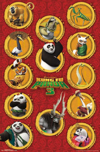 Kung Fu Panda 3 - Grid Poster Print (22x34)