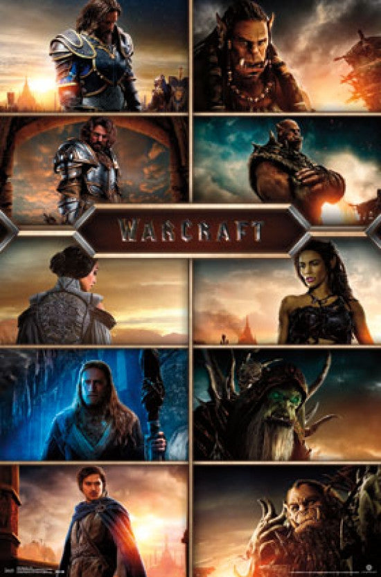 Warcraft - Grid Rolled Poster Print (22x34)