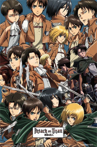 Attack on Titan Collage Poster Print - 22x34
