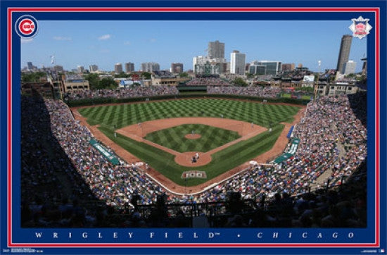 Chicago Cubs Wrigley Field 2015 Poster Print - 24x36