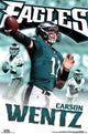 Philadelphia Eagles Carson Wentz 16 Poster Print - 22x34